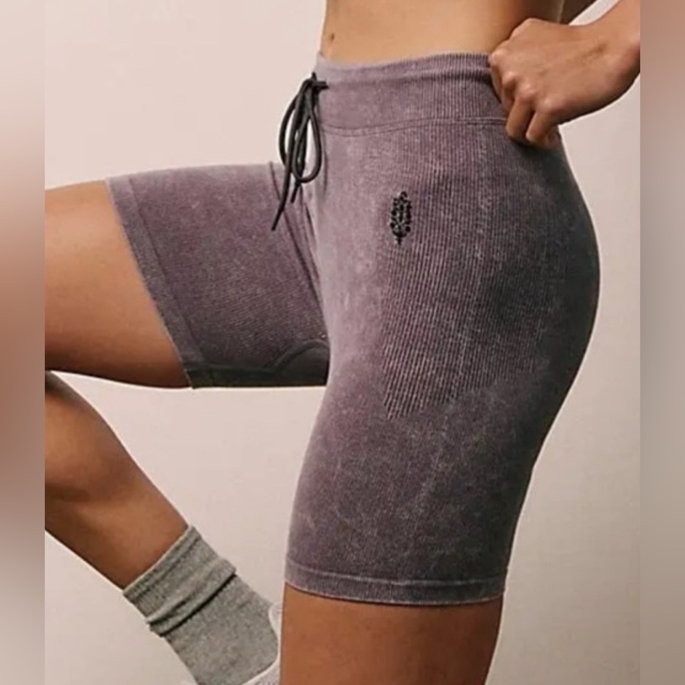 Free People Movement Go To Ribbed Shorts